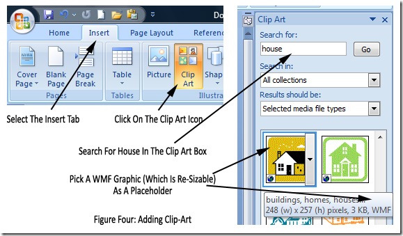 insertar clipart in word 2007 - photo #2